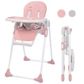 SEJOY Portable Folding Highchair for Babies &amp; Toddlers with Adjustable Height
