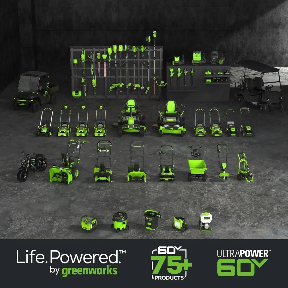 Greenworks 60V 20" Brushless Cordless Battery Powered Pole Hedge Trimmer, 2.0Ah Battery and Charger Included