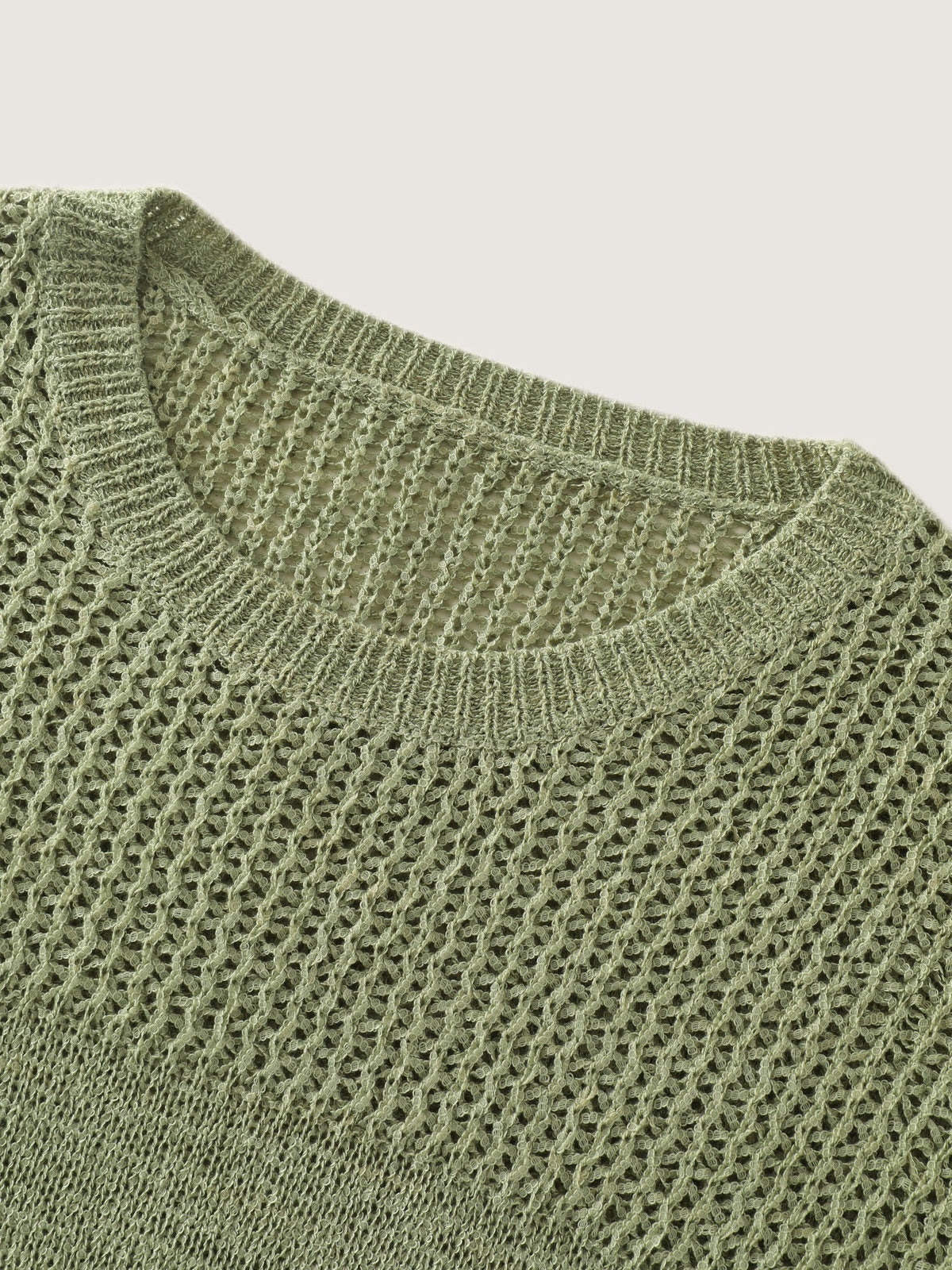 Texture Crew Neck Short Sleeve Pullover