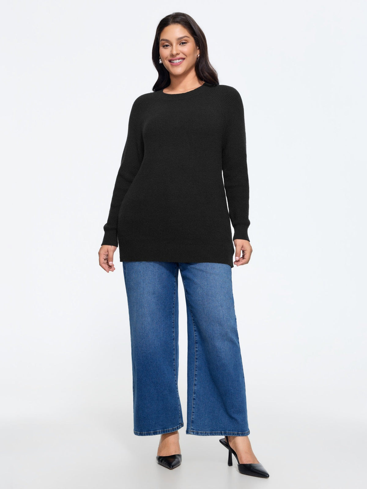 Lace Cut?Out Open Back Pullover