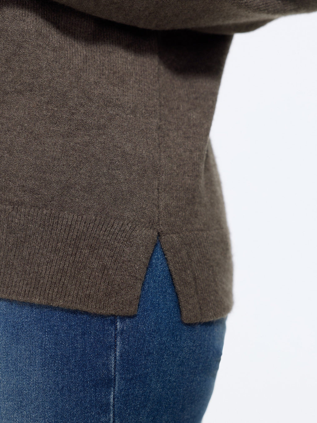 Supersoft Floral Ruffle Trim Half Button Pullover