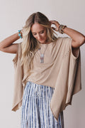 Evermore Dolman Top - Taupe