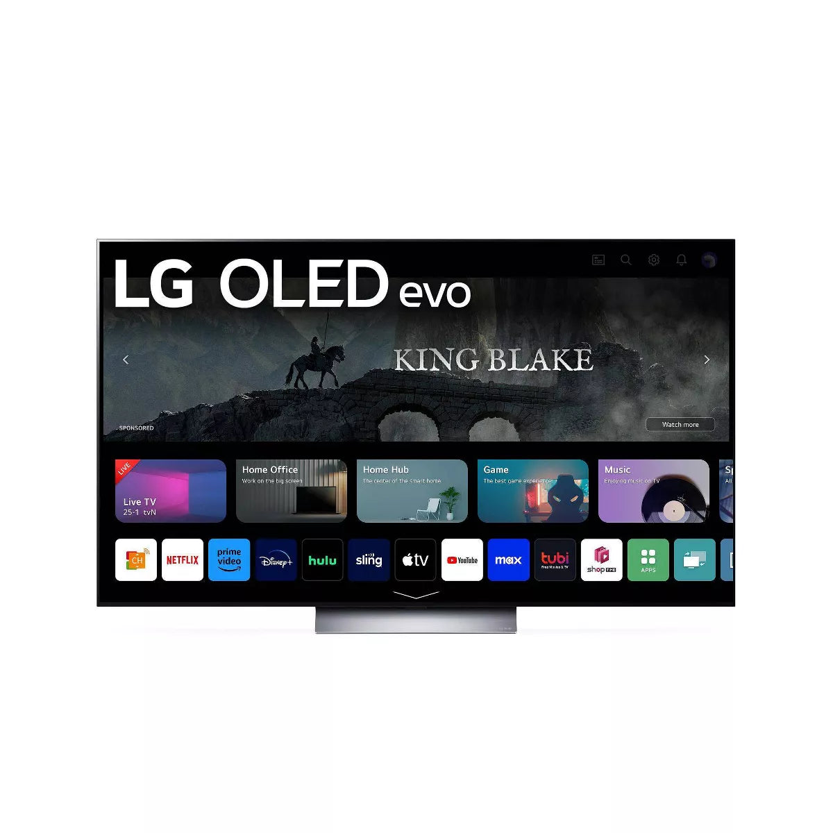 LG OLED evo C3 65′′ 4K UHD Smart OLED TV with Dolby Vision & Atmos, Gaming Mode, AI Processor, Alexa Built-in