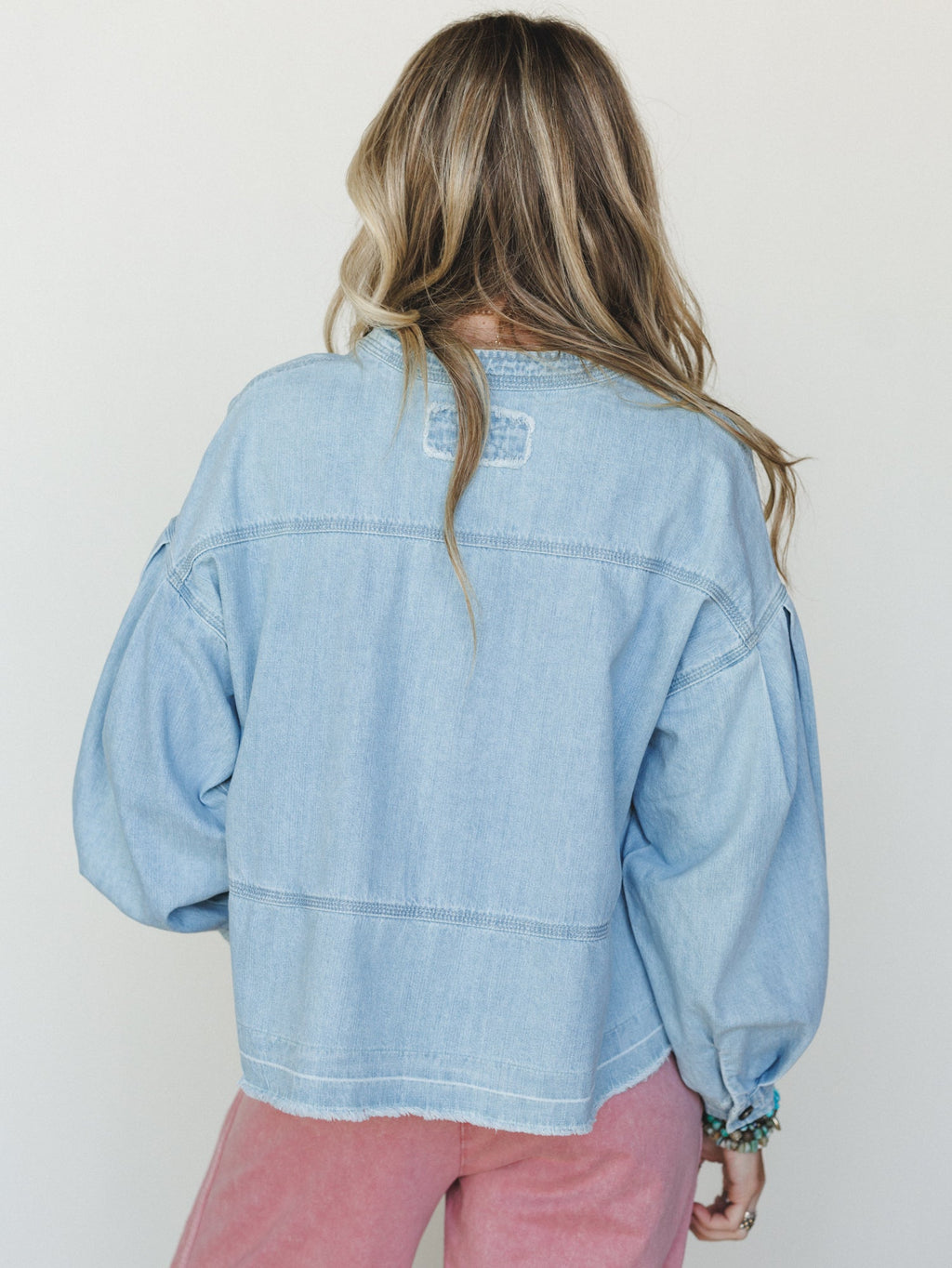 Everyday Denim Top - Light Denim