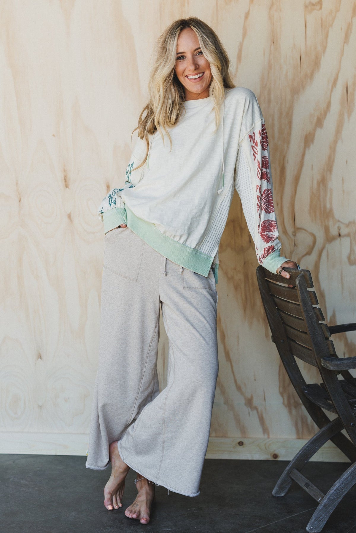 South Beach Sands Hoodie Pullover - Natural