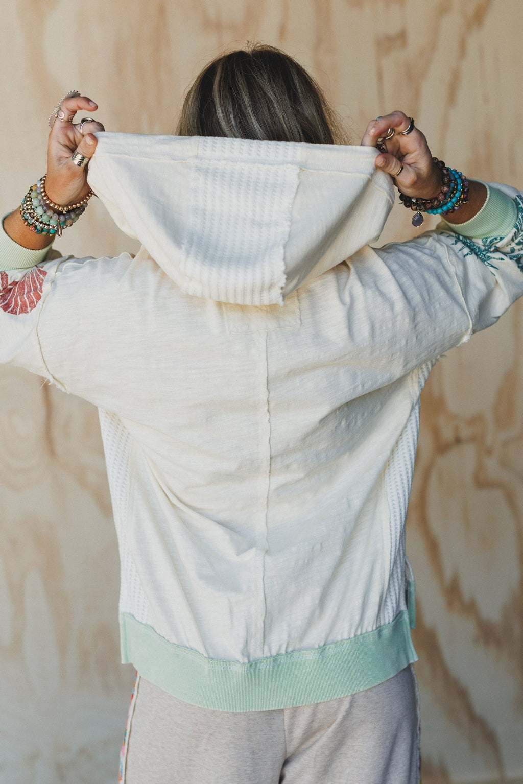 South Beach Sands Hoodie Pullover - Natural