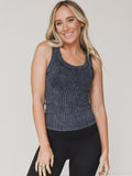 The Haven Fitted Tank Top - Black