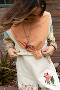Way Back Color Block Top - Peach