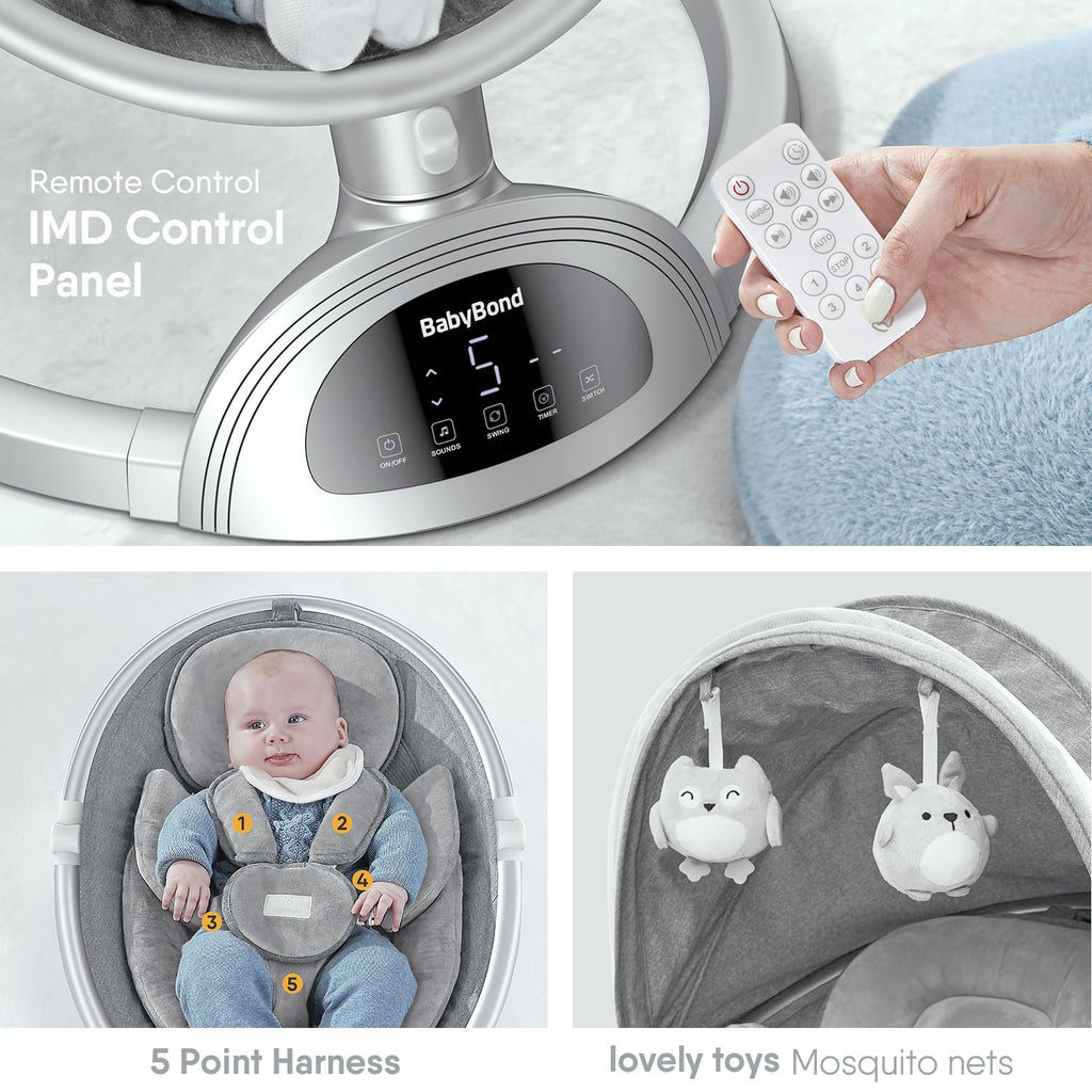 Infants BabyBond Bluetooth Speaker Positions