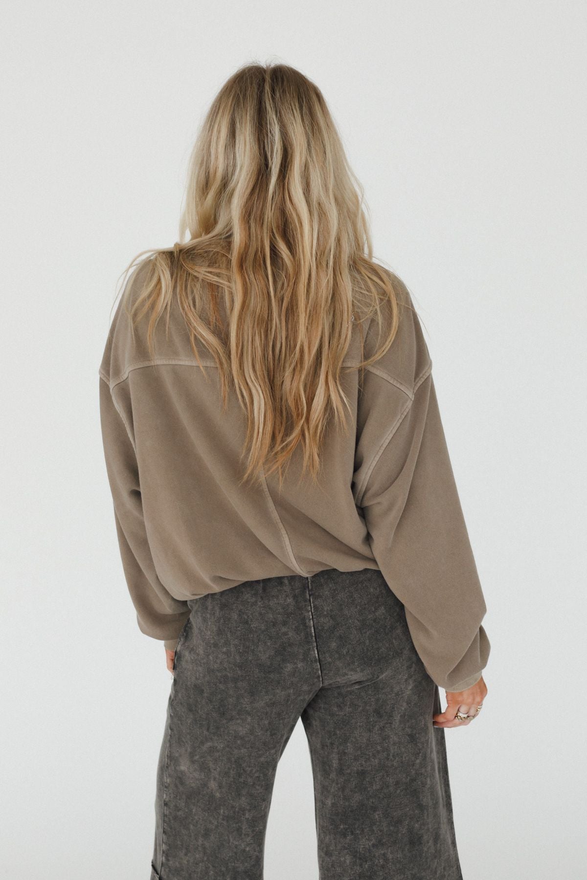 Summit Cozy Pullover - Mocha